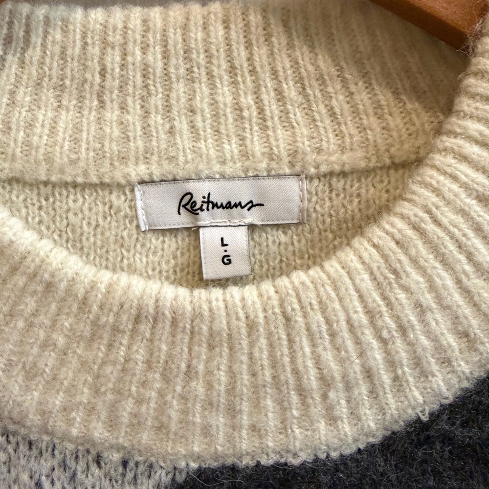 Reitmans Multicolor Geometric Sweater - Picture 3 of 4
